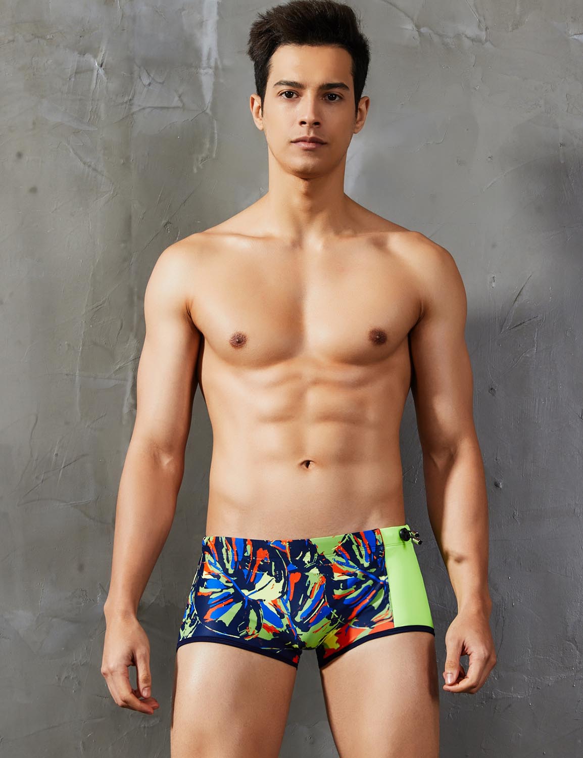 Low Rise Boxer Brief Graffiti Swimwear 90801 | dmunderwear detail image 9