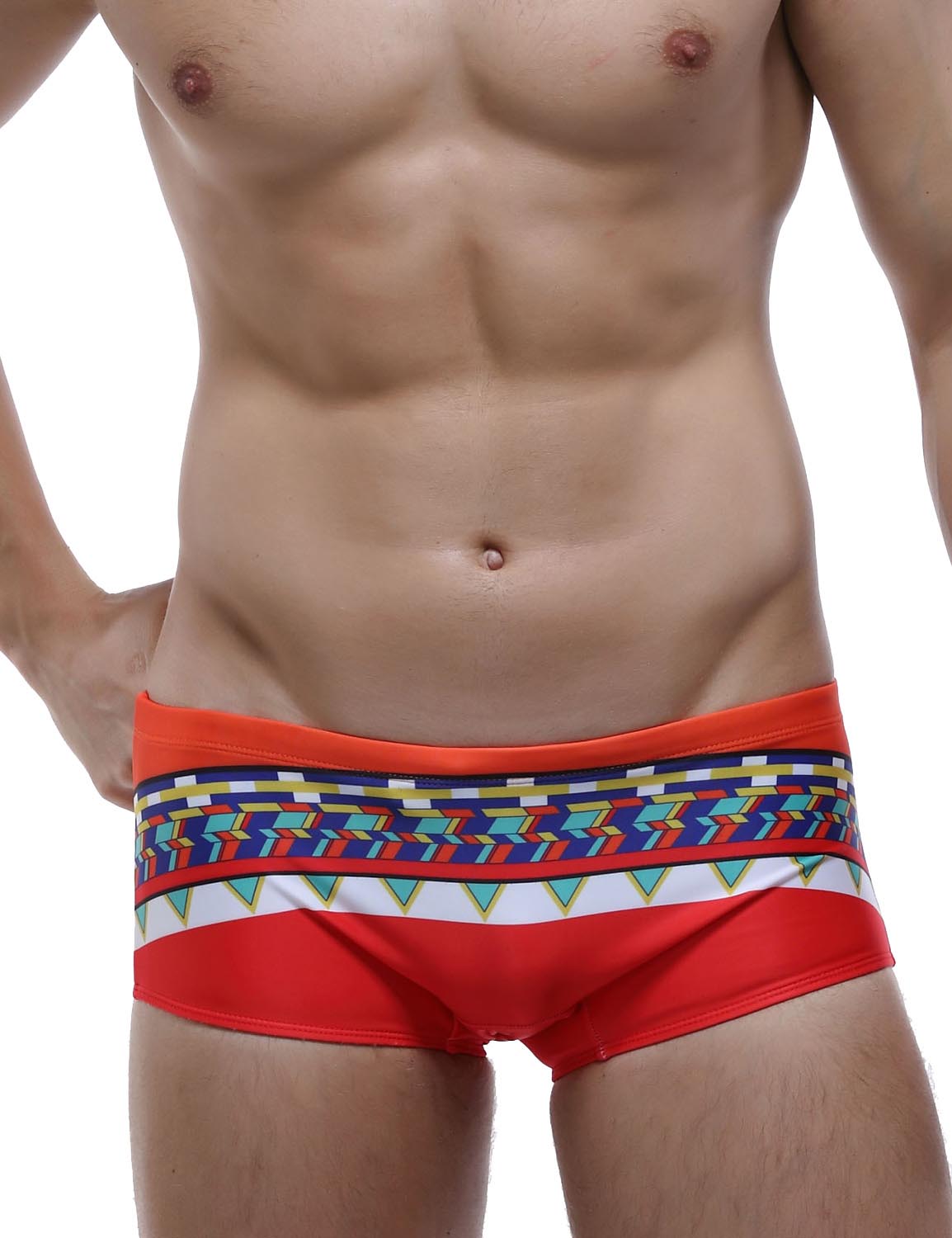 Low Rise Boxer Brief Visual Arts Swimwear 60801 | dmunderwear detail image 11