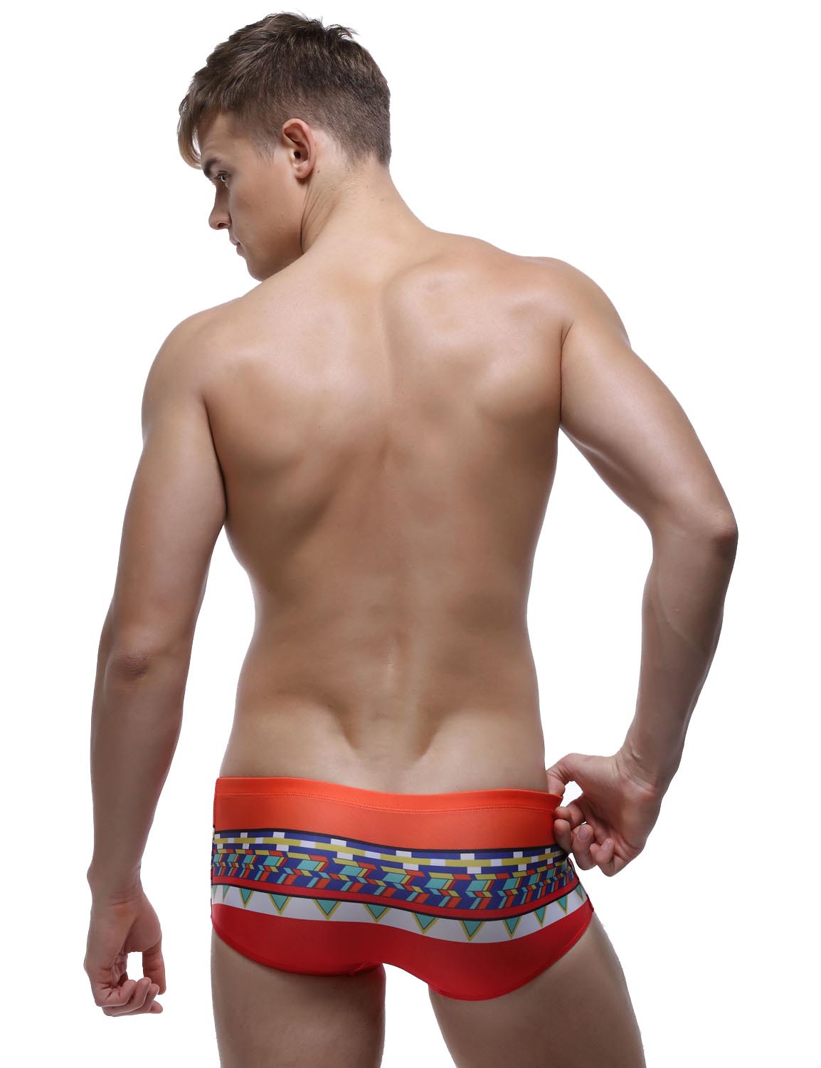 Low Rise Boxer Brief Visual Arts Swimwear 60801 | dmunderwear detail image 18