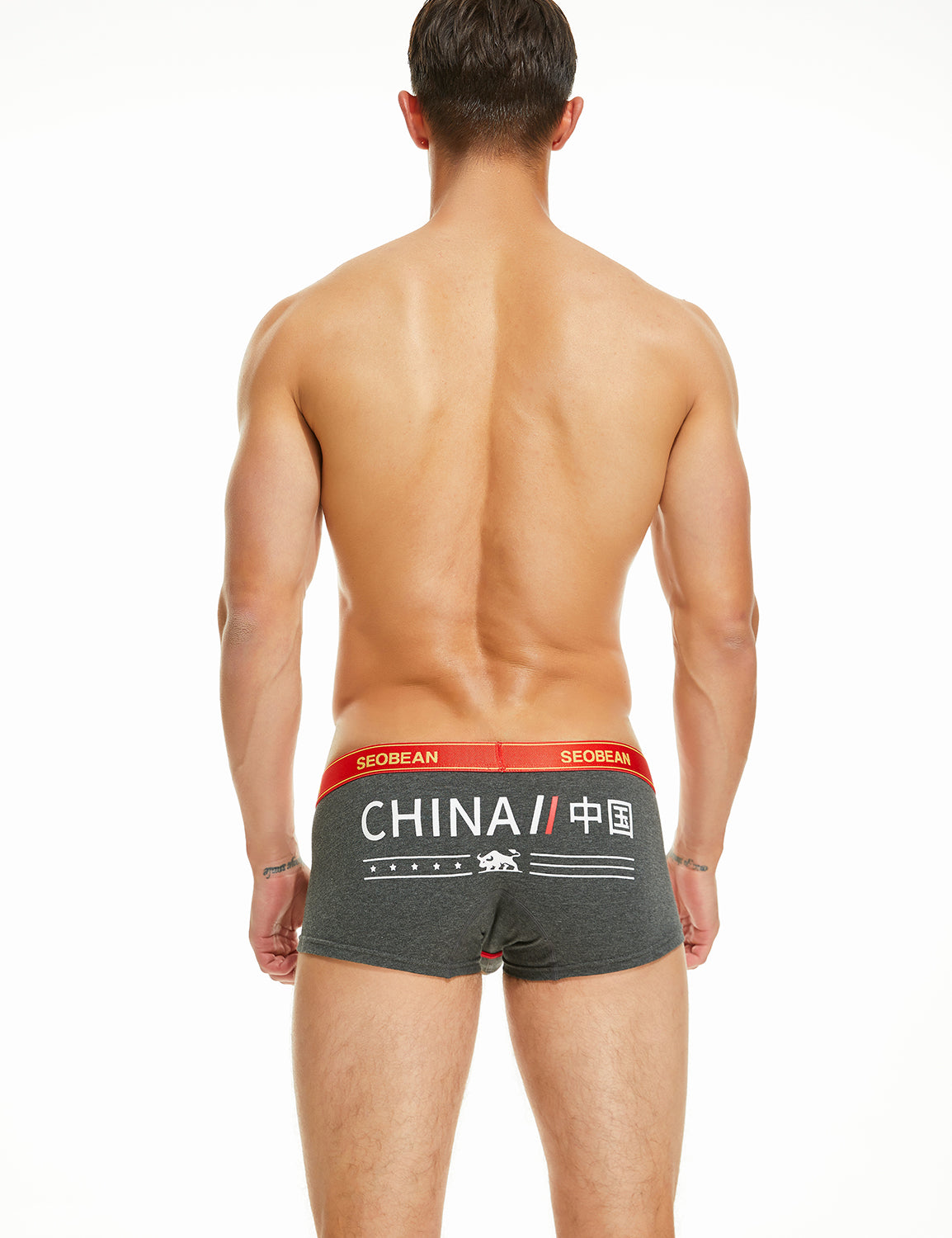 “發” Low Rise Boxer Briefs 10206 | dmunderwear detail image 2