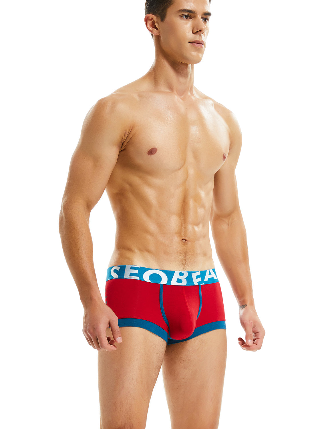 Low Rise Boxer Briefs 10210 Sunset | dmunderwear detail image 4