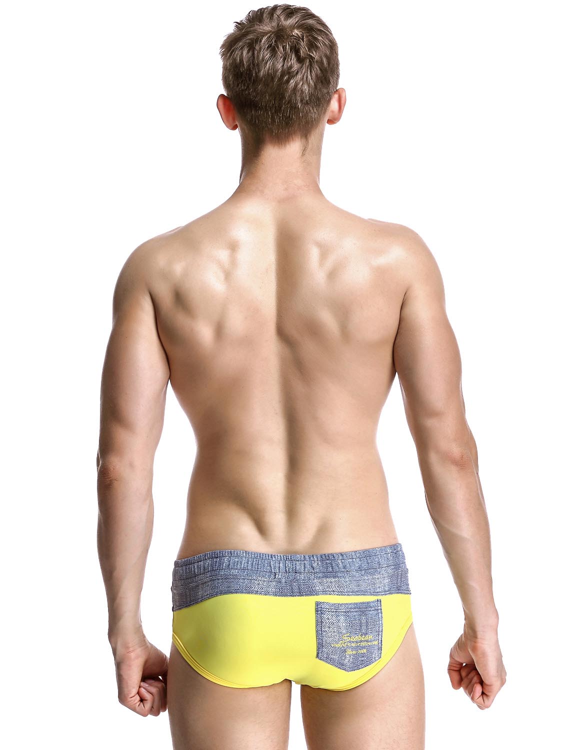 Low Rise Brief Back Pocket Swimwear 60905 | dmunderwear detail image 15