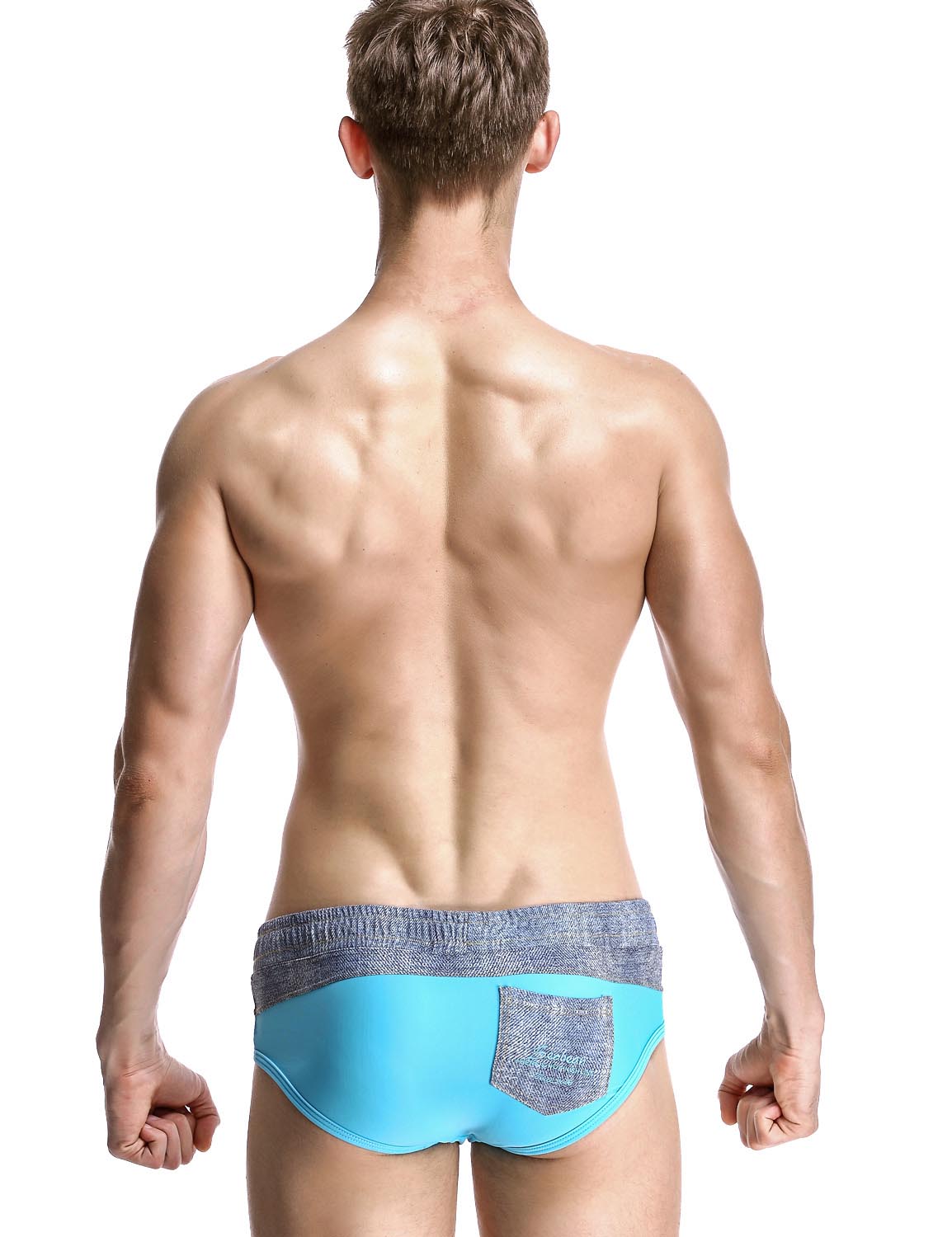 Low Rise Brief Back Pocket Swimwear 60905 | dmunderwear detail image 2