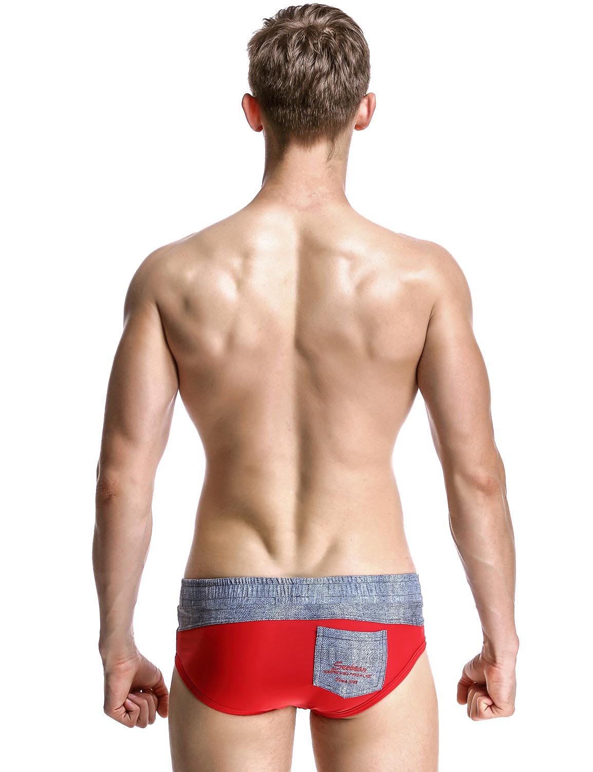 Low Rise Brief Back Pocket Swimwear 60905 | dmunderwear detail image 6