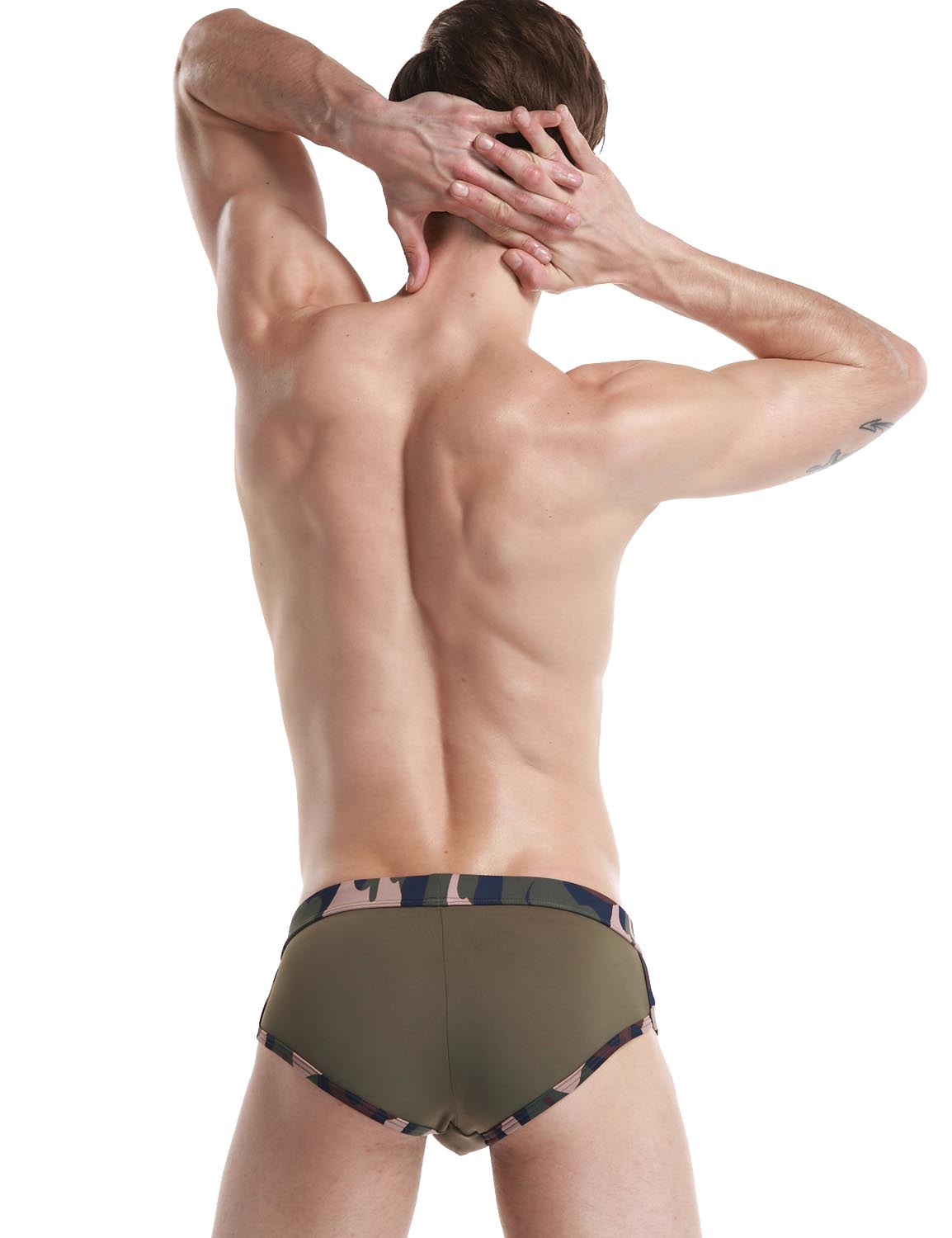 Low Rise Brief Camouflage Swimwear 50904 | dmunderwear detail image 5