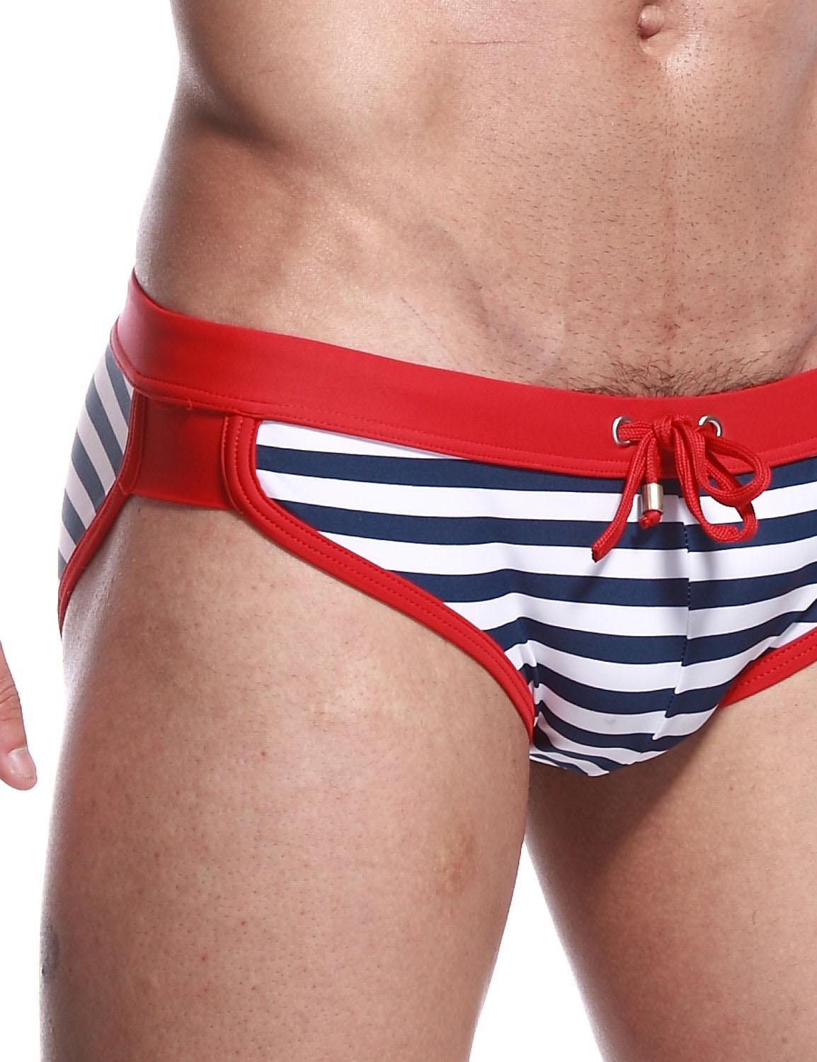 Low Rise Brief Stripe Swimwear 30901 | dmunderwear detail image 4