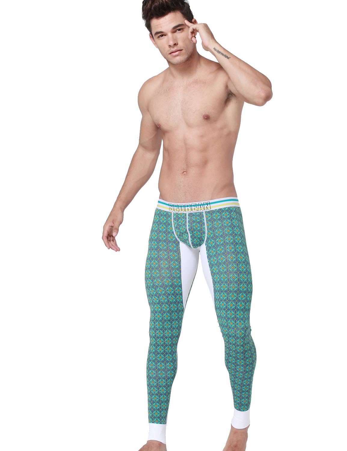 Low Rise Long Underwear Visual Arts Long John 50409 | dmunderwear variant image