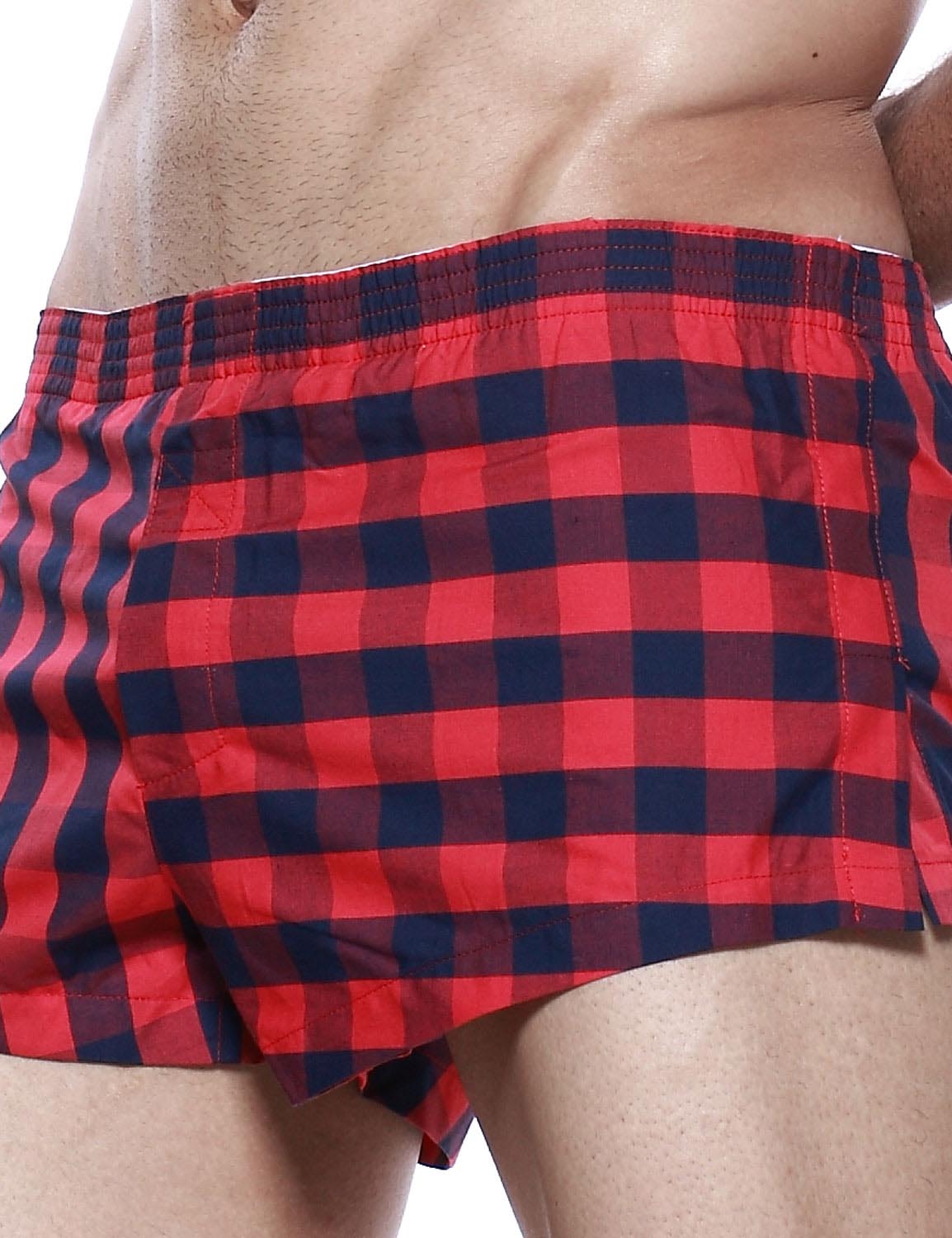 Low Rise Plaid Trunk Shorts 40505 | dmunderwear detail image 16