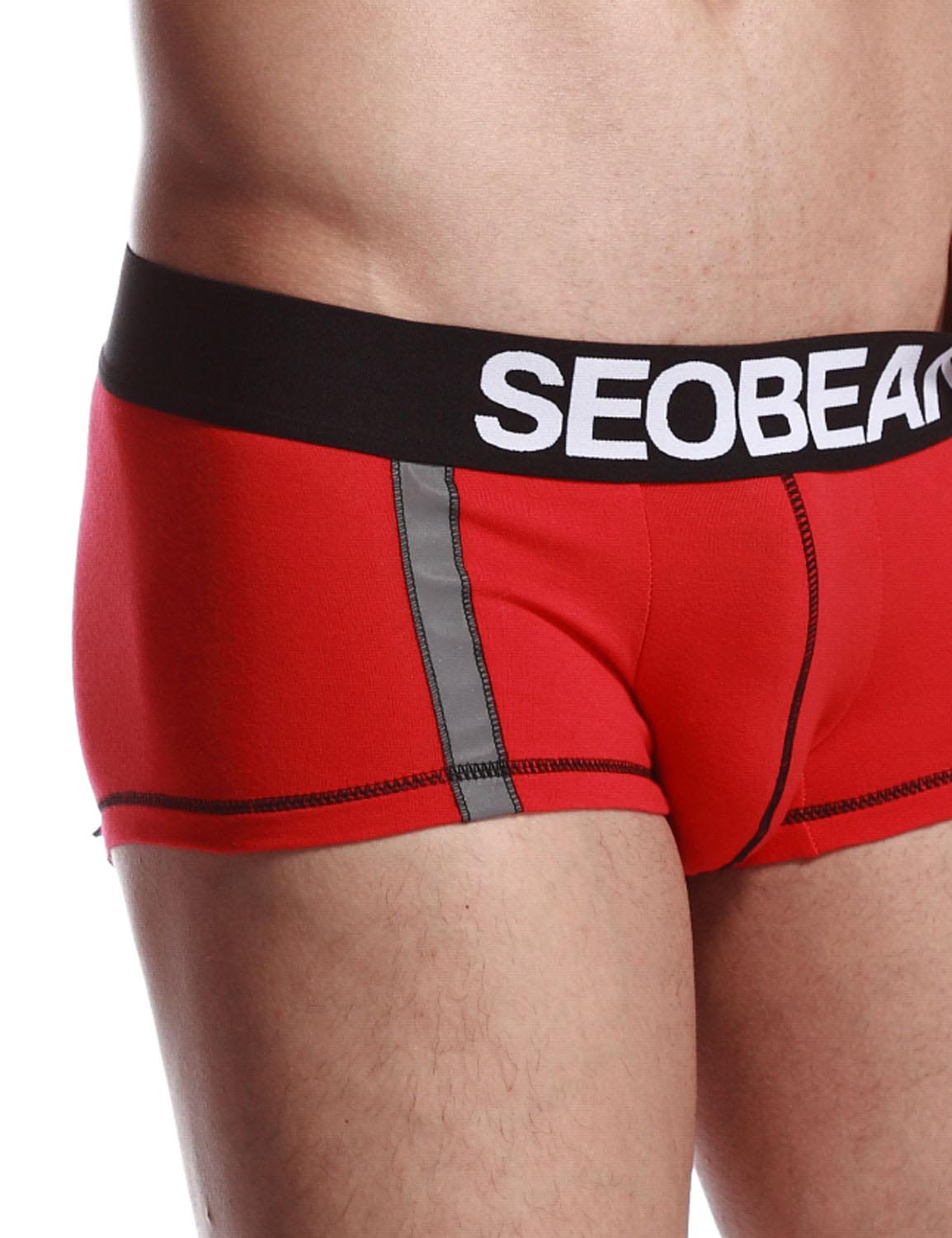 Low Rise Reflective Tape Boxer Brief 30240 | dmunderwear detail image 14