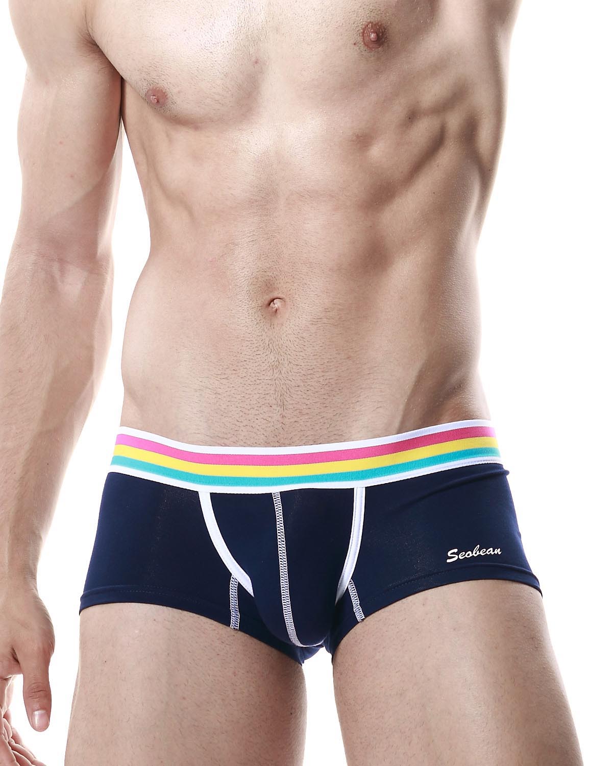 Low Rise Sexy Boxer Brief Rainbow 60206 | dmunderwear variant image