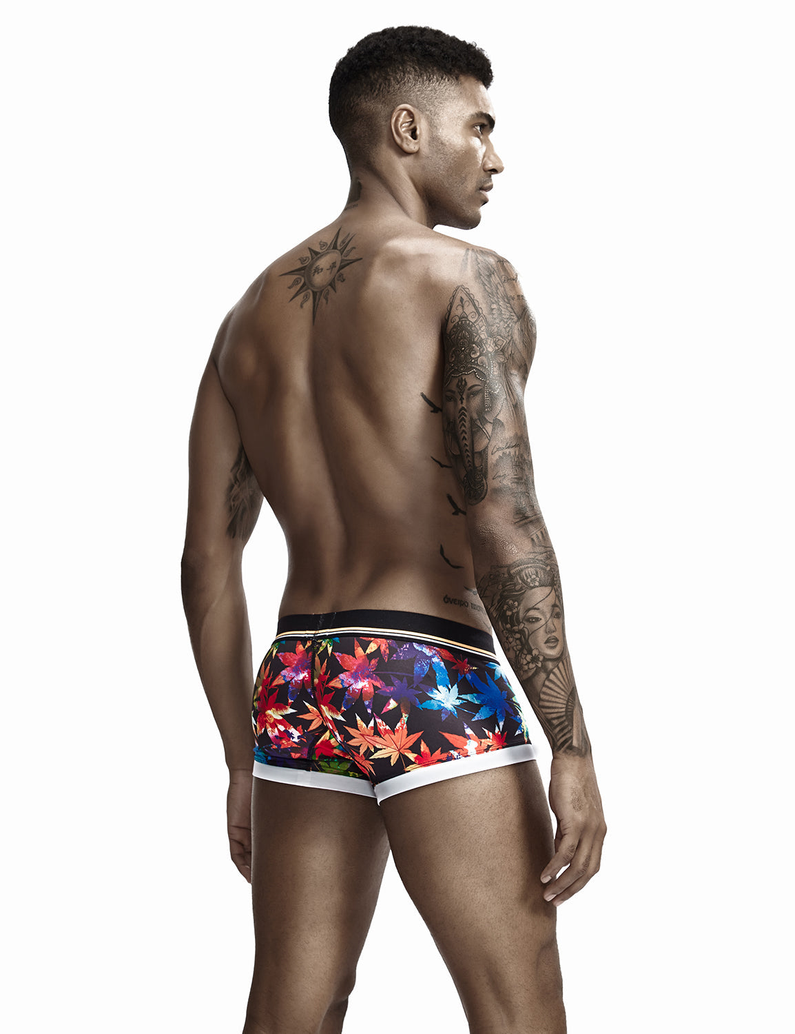 Low Rise Sexy Maple Leaf Boxer Brief 90223 | dmunderwear detail image 2