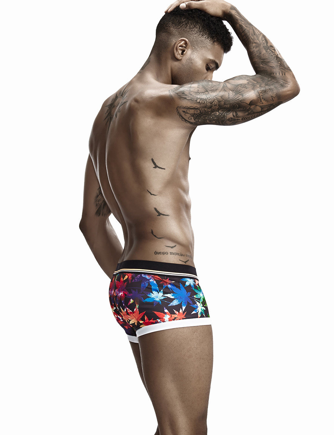 Low Rise Sexy Maple Leaf Boxer Brief 90223 | dmunderwear detail image 5