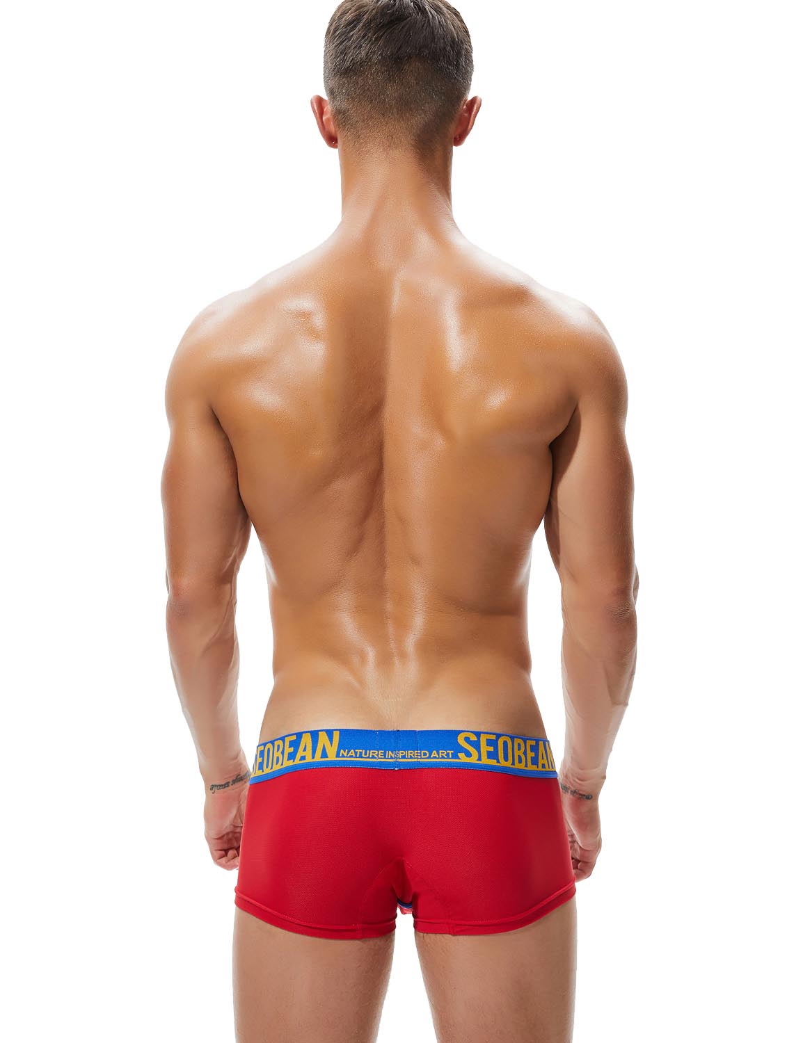 Low Rise Nylon Mesh Boxer Brief 90204 | dmunderwear detail image 20