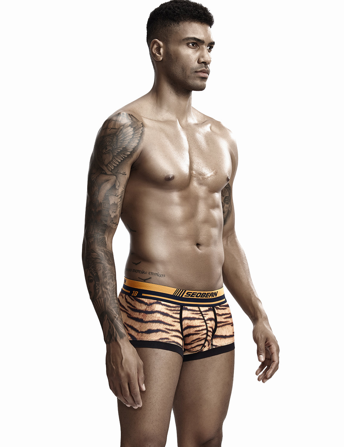 Tiger Pattern Boxer Brief 90226 | dmunderwear detail image 4
