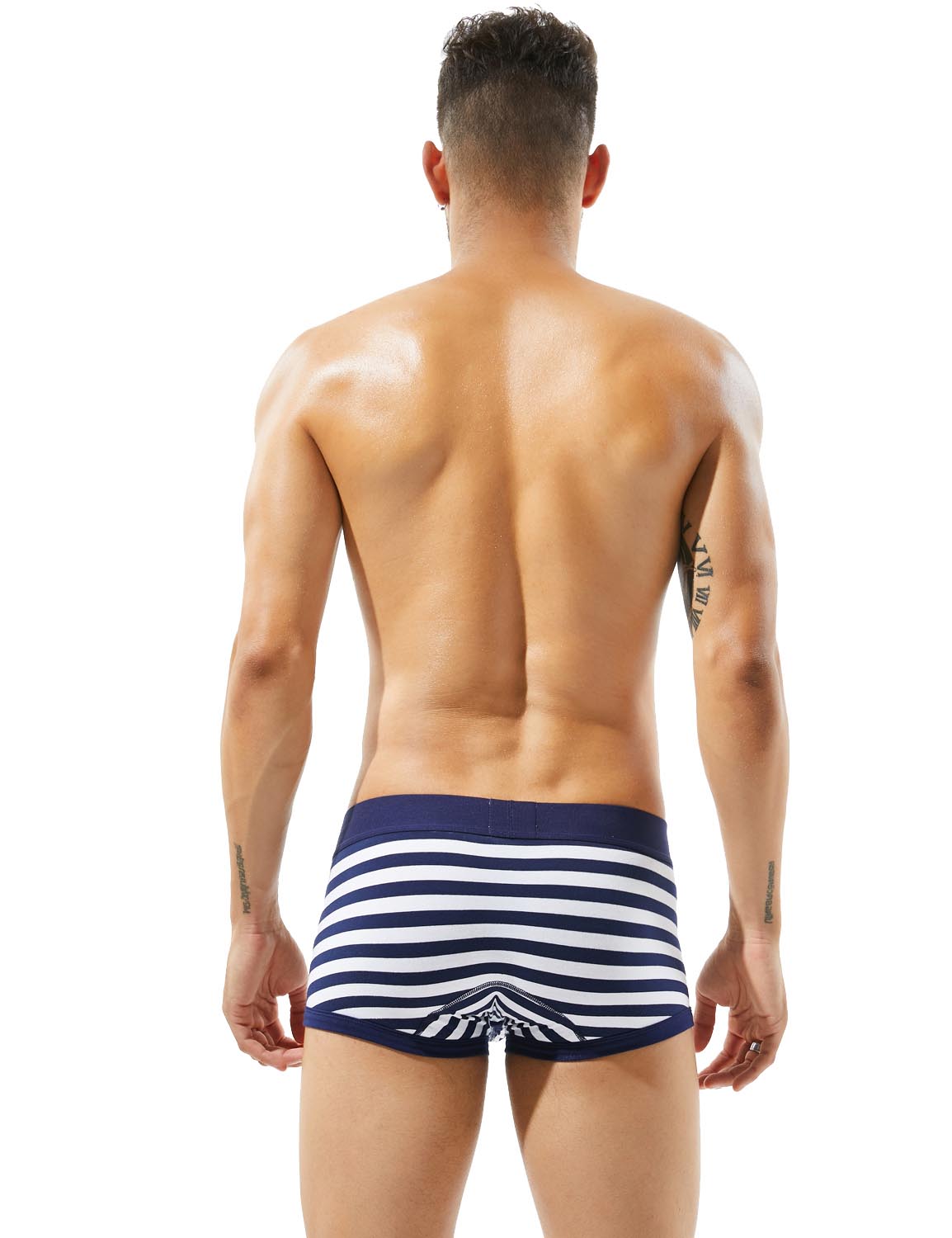 Low Rise Stripe Boxer Brief 80204 | dmunderwear detail image 10