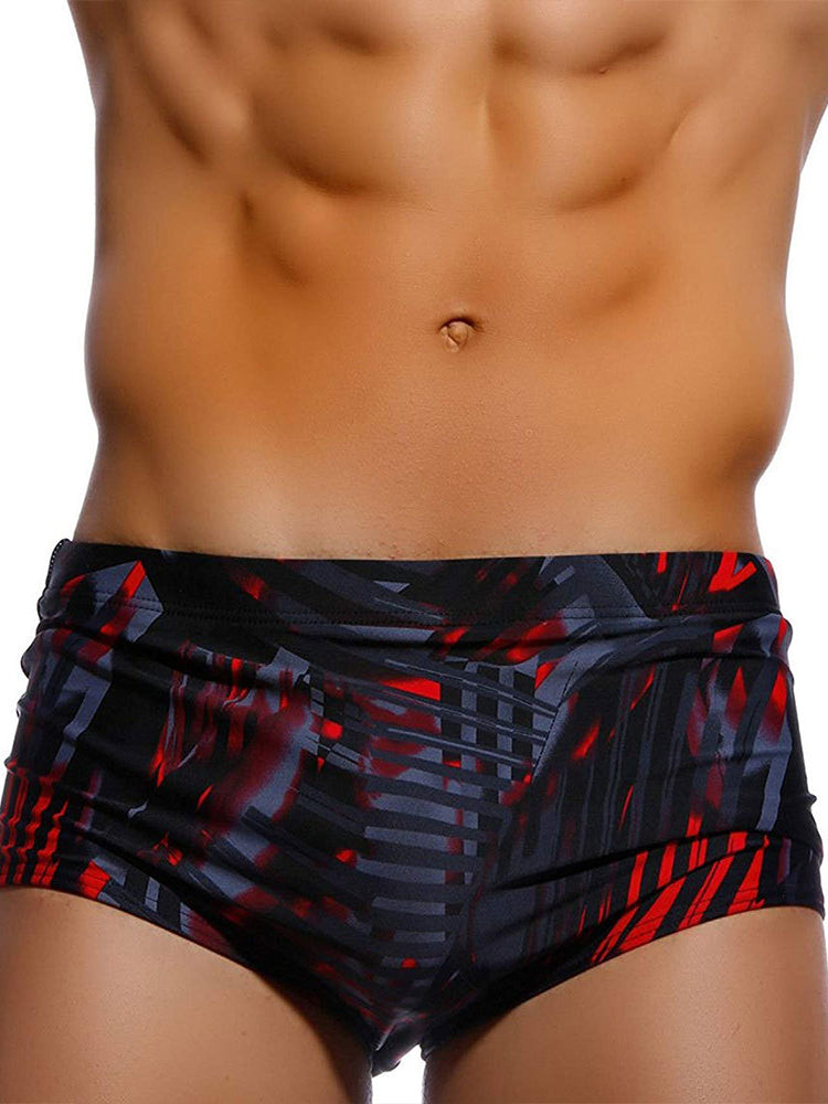 Men's Bold Prints Odor-Control Comfortable & Supportive Swim Briefs | dmunderwear variant image