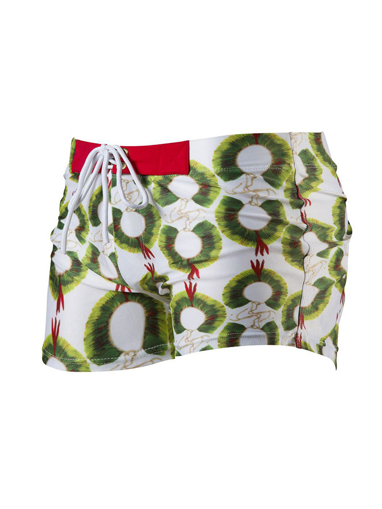 Men's Bold Prints Quick-Dry Fabric Seamless Comfort Swim Shorts & Trunks | dmunderwear variant image