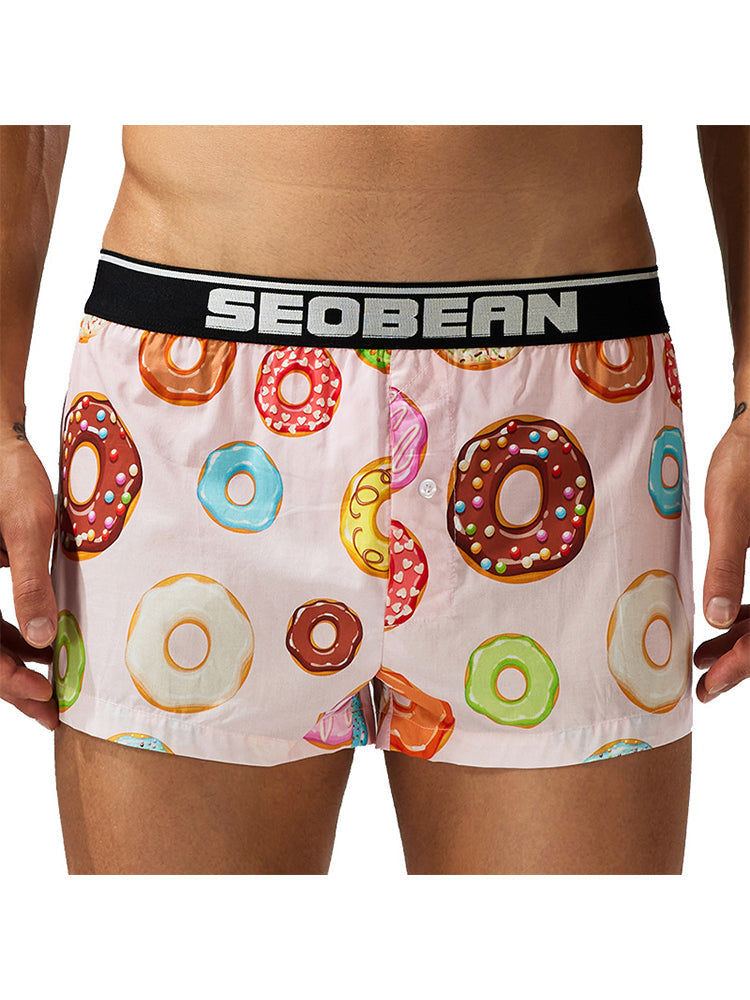 Men's Breathable Loose Fit Homewear Lounge Boxer | dmunderwear variant image