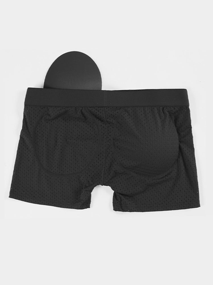 Men's Breathable Mesh Odor-Control Quick-Dry Stretch Fit Trunks | dmunderwear detail image 13