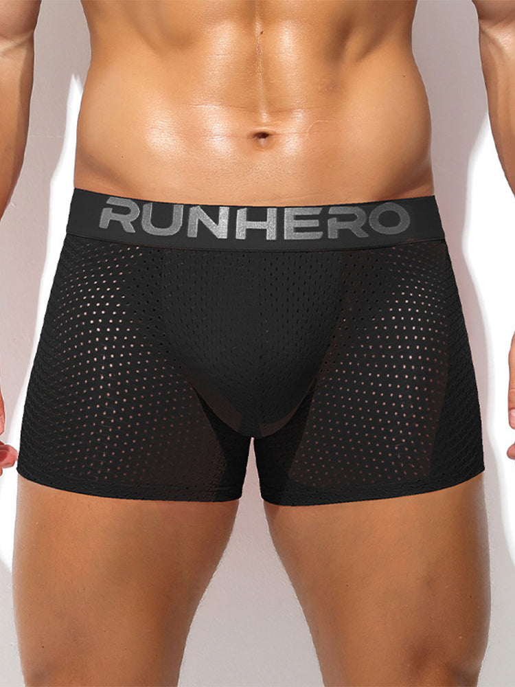 Men's Breathable Mesh Odor-Control Quick-Dry Stretch Fit Trunks | dmunderwear variant image