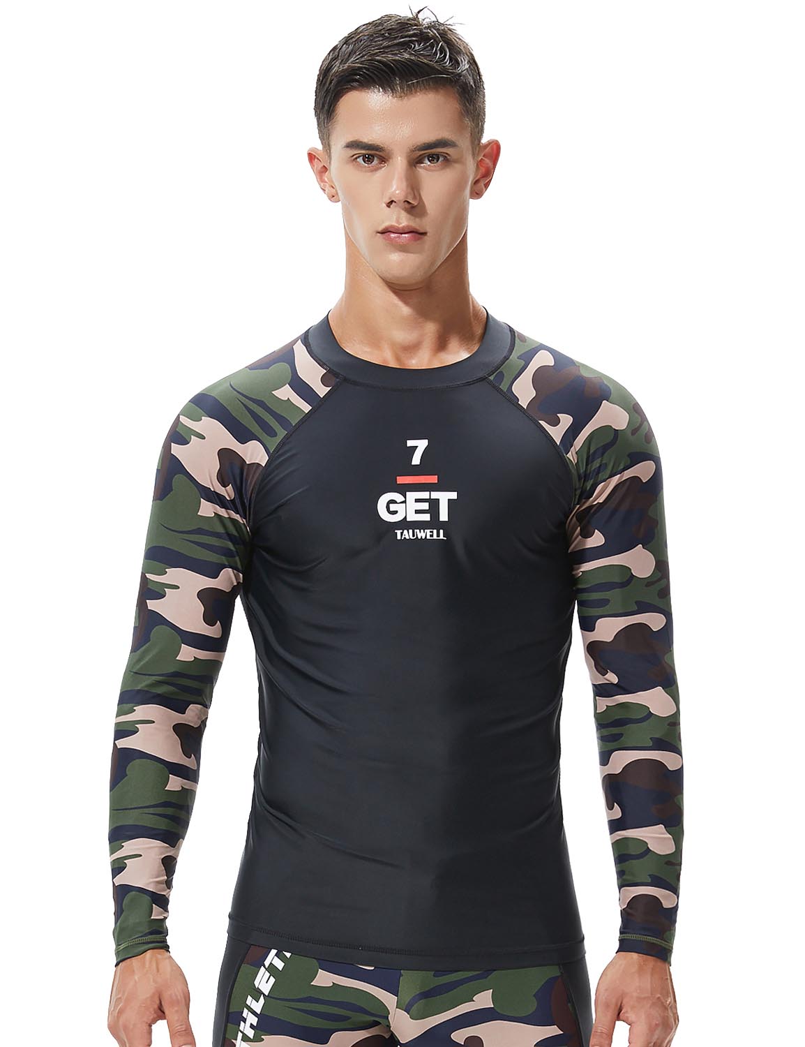 Camouflage Rash Guard Surfing Shirt 8802 | dmunderwear