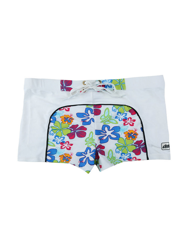 Men's Comfy Waistband Stay-Put Fit Bold Prints Swim Shorts & Trunks | dmunderwear variant image