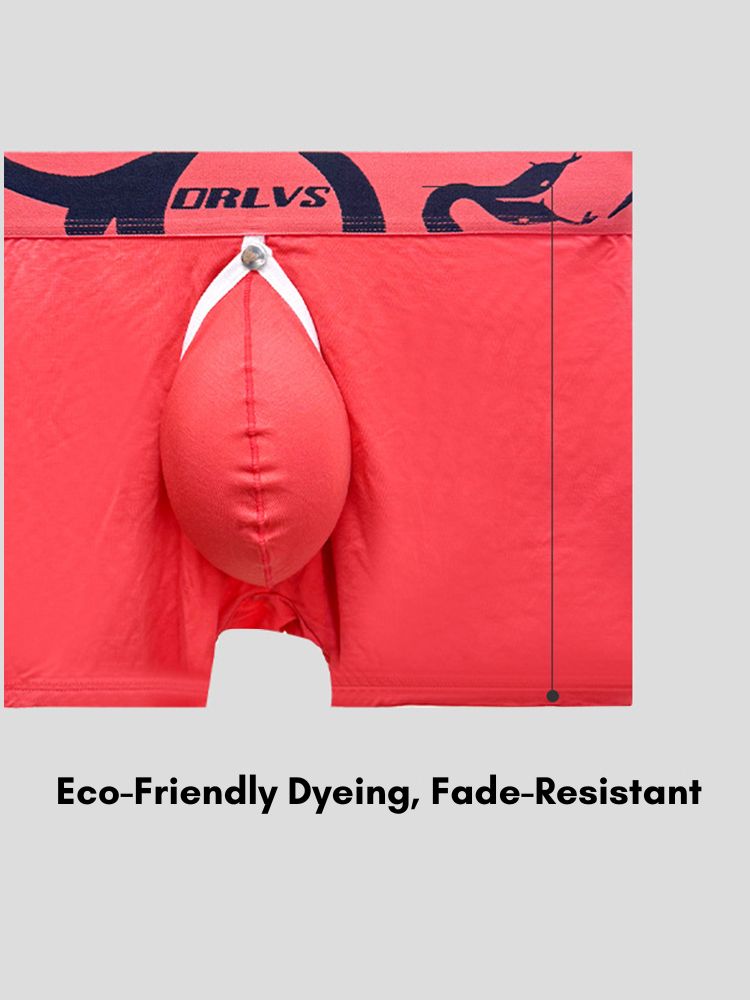 Men's Detachable Pouch Easy-Access Open Fly Modal Split-Crotch Boxers Briefs | dmunderwear detail image 5