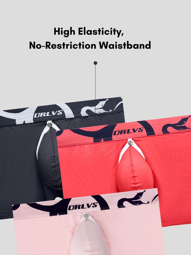 Men's Detachable Pouch Easy-Access Open Fly Modal Split-Crotch Boxers Briefs | dmunderwear detail image 7