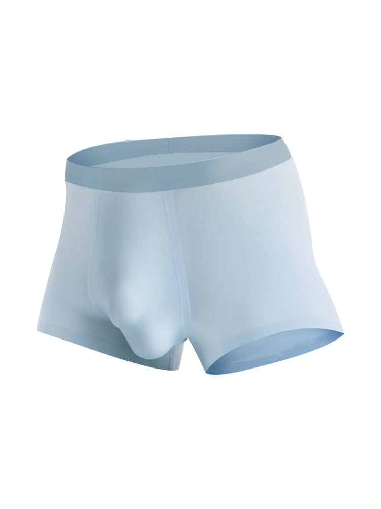 Men's Dual-Convex Gusset Comfy Waistband Ice Silk Trunks | dmunderwear variant image