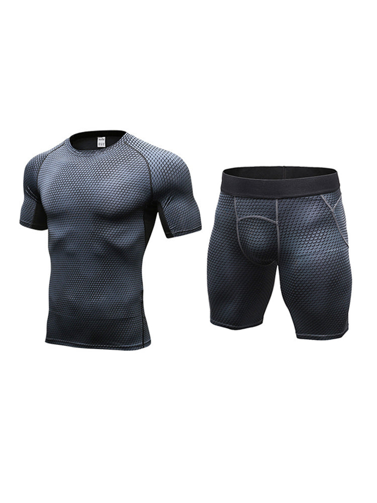 Men's Fitness Running Moisture-Wicking & Quick-Dry Fabric Activewear Tops & Tights | dmunderwear variant image
