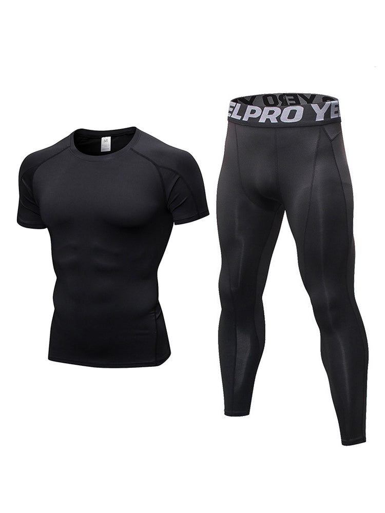 Men's Full Coverage Mesh Panel Quick-Dry Fabric Odor-Control Tops & Tights | dmunderwear variant image