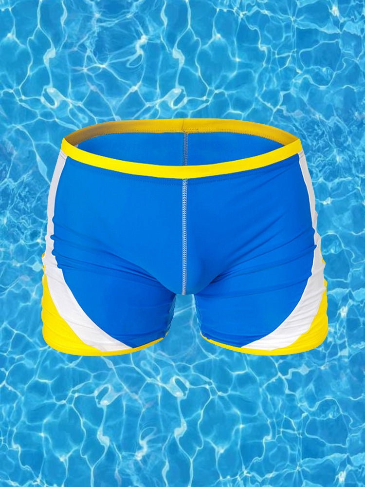 Men's Full Coverage Sporty Cut Anti-Chafing Swim Shorts & Trunks | dmunderwear detail image 1