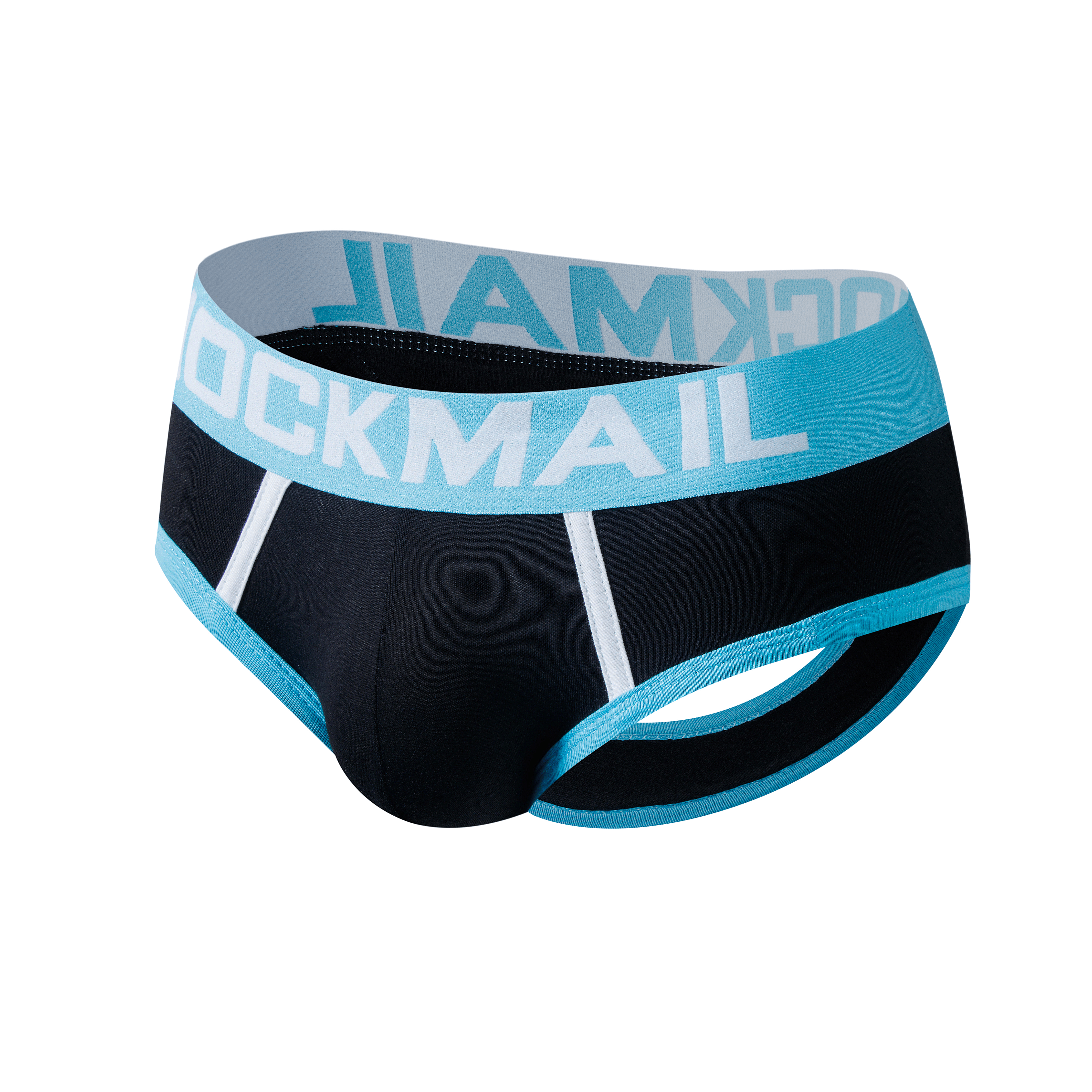 JOCKMAIL JM312 - Backless Two-Tone Brief | dmunderwear variant image