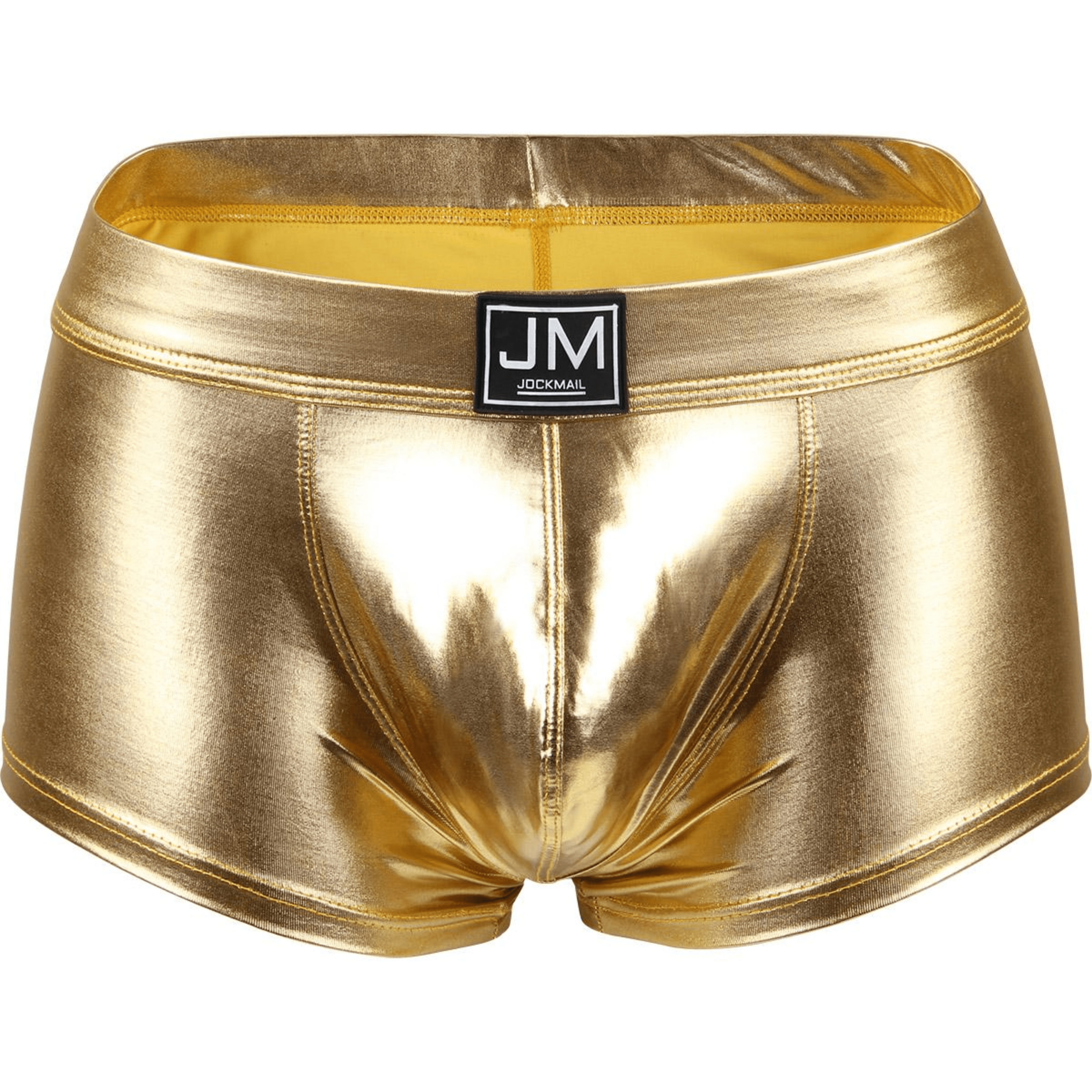 JOCKMAIL JM494 - Pu Leather Shine Boxer | dmunderwear detail image 2
