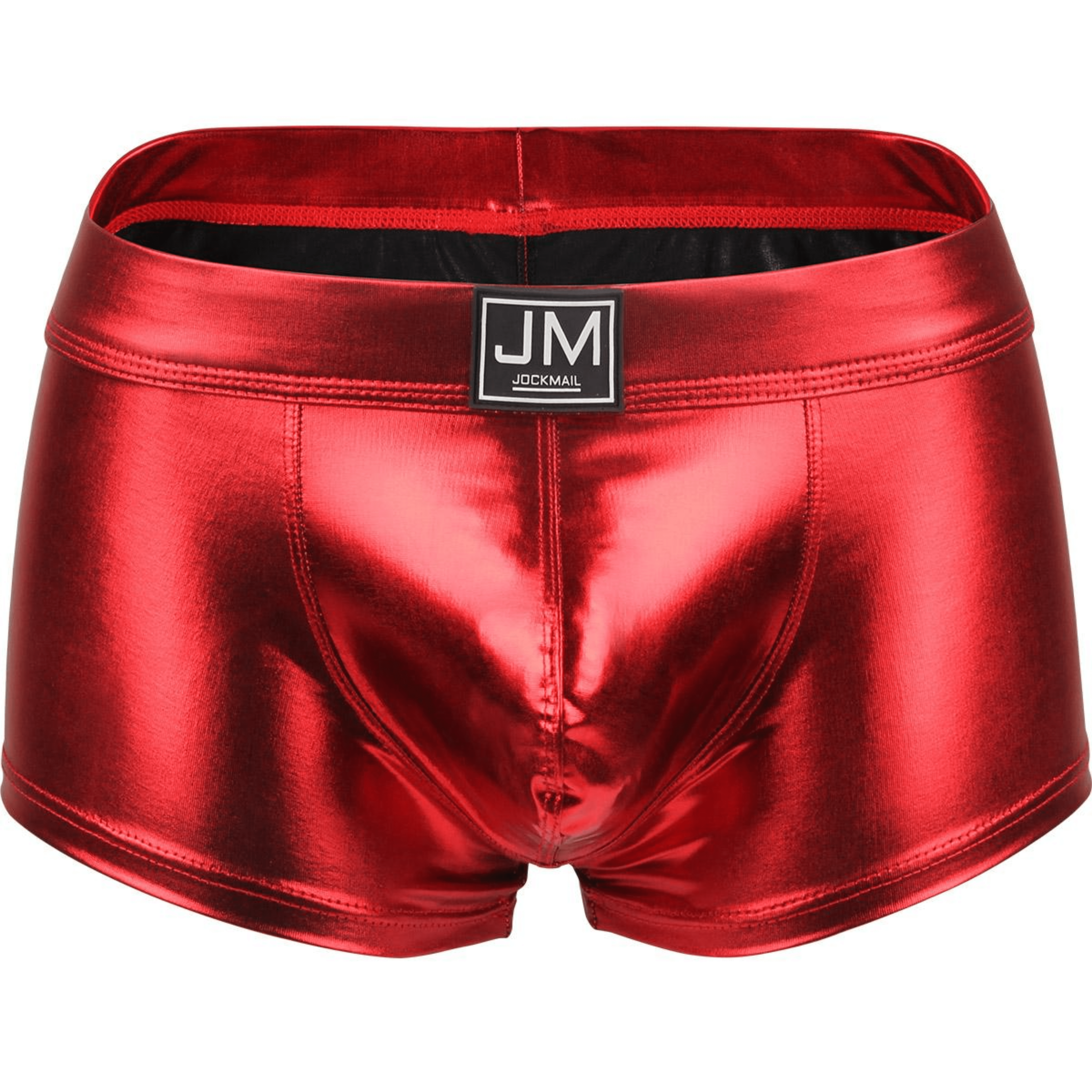 JOCKMAIL JM494 - Pu Leather Shine Boxer | dmunderwear detail image 4