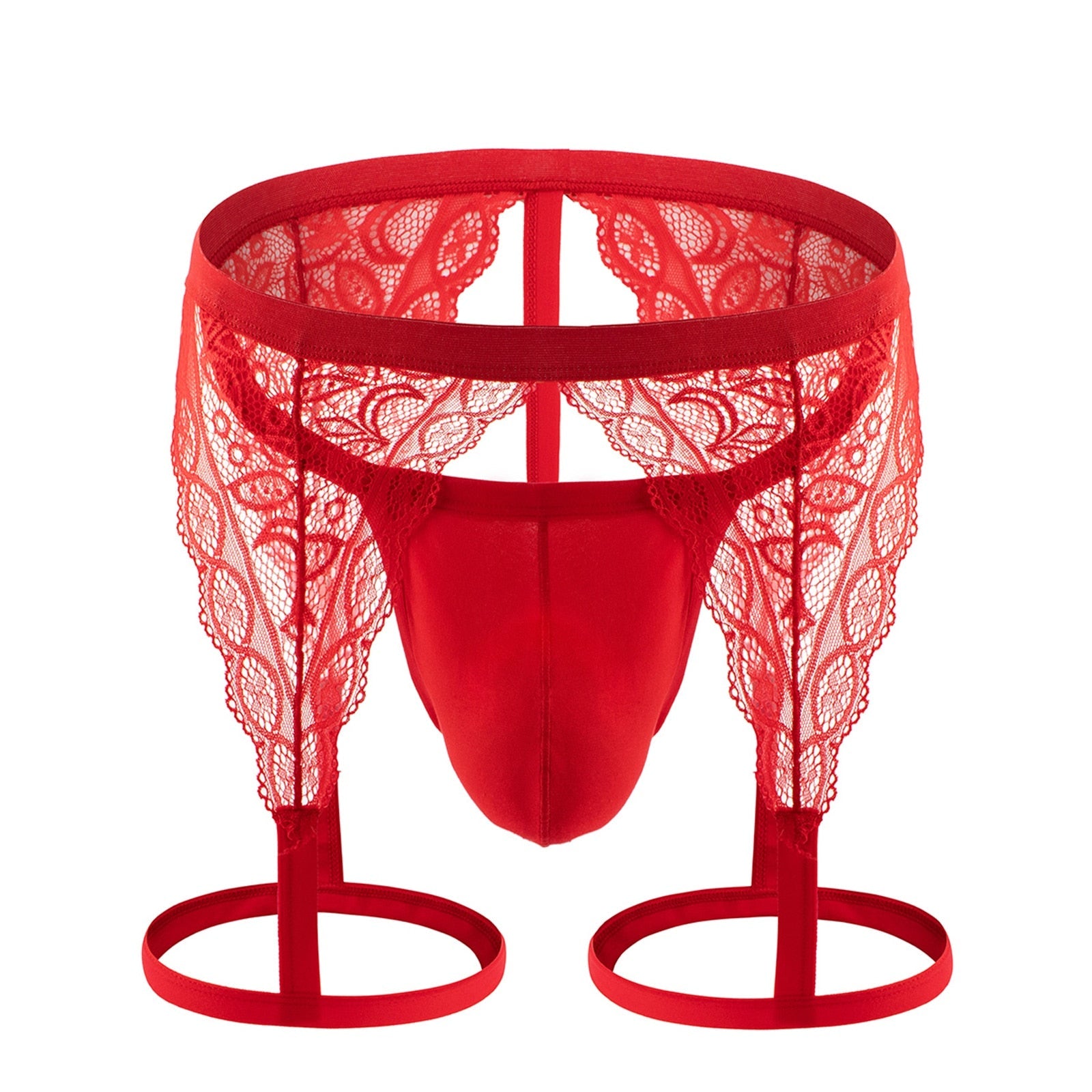 Men's Lace Garter Underwear | dmunderwear detail image 14
