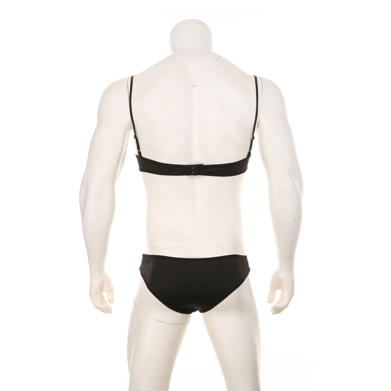 Mens Lace Lingerie Panties & Bra Set | dmunderwear detail image 15