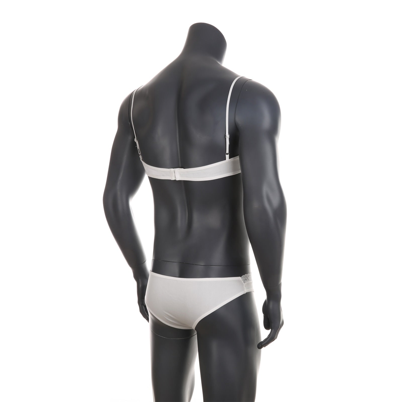 Mens Lace Lingerie Panties & Bra Set | dmunderwear detail image 16