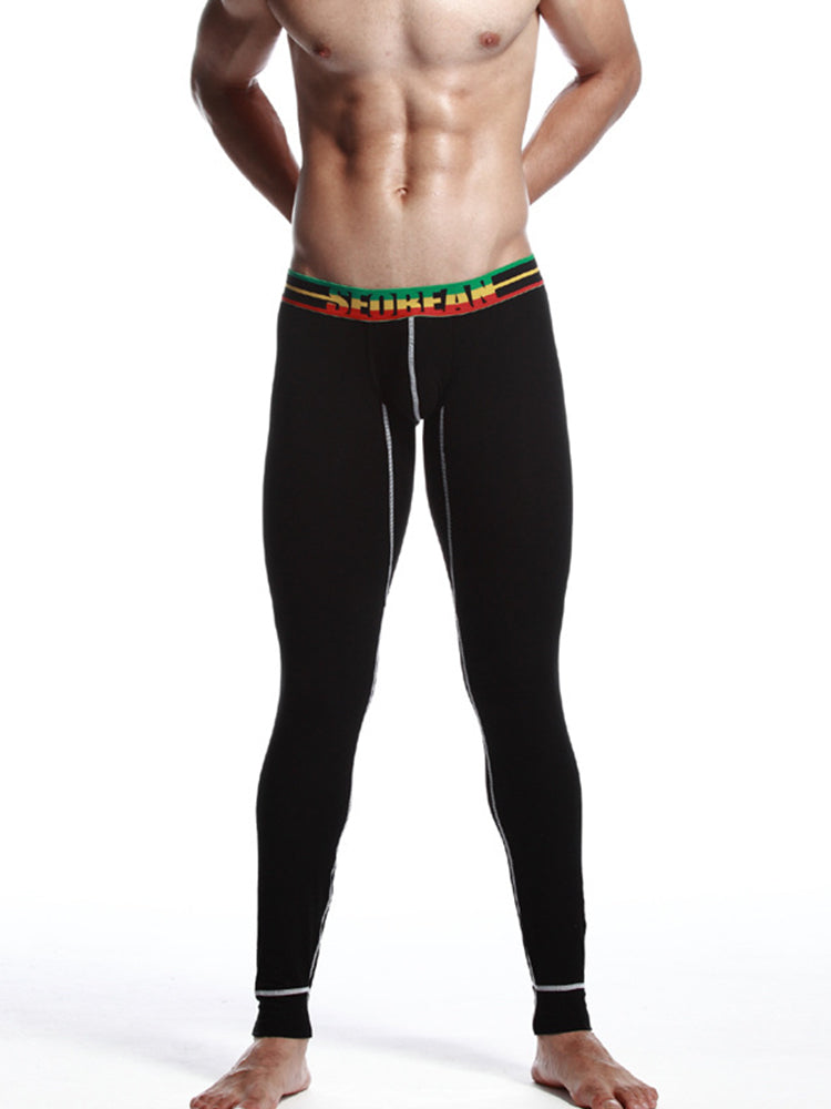 Men's Loungewear-Style Sleep-Ready Cozy Soft-Touch Thermal Bottoms | dmunderwear variant image