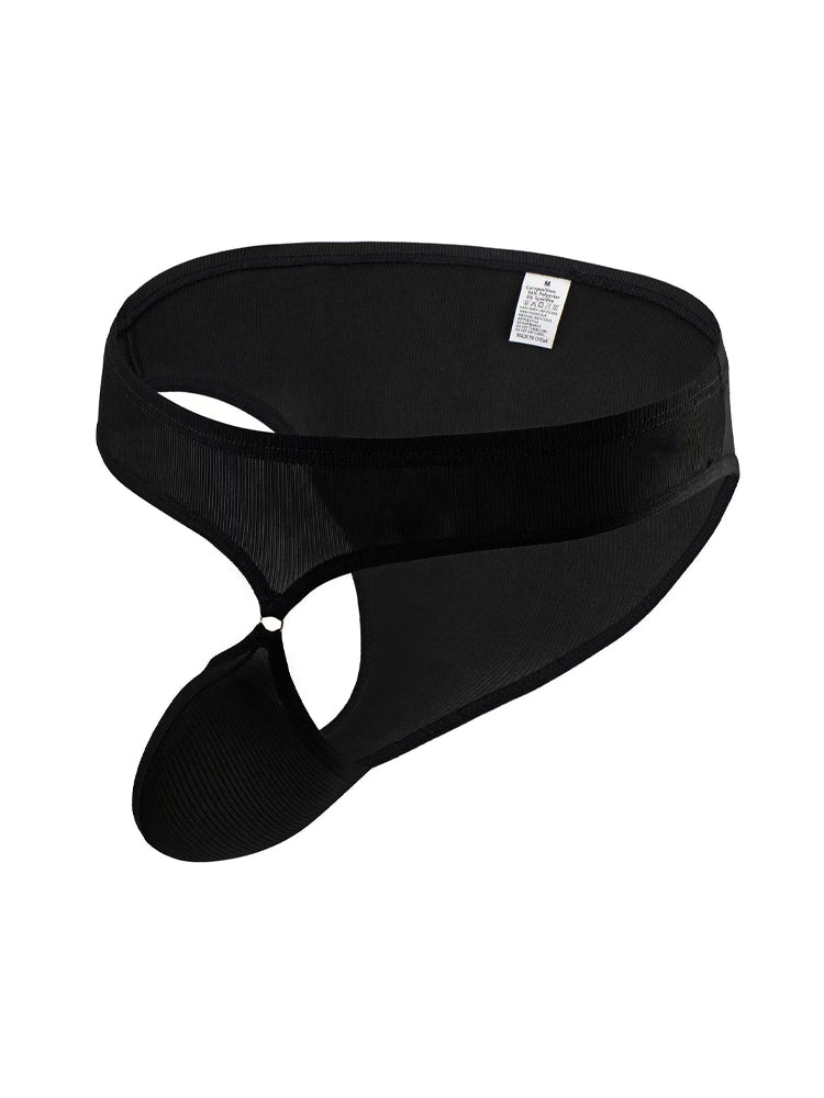 Men's Low Rise Sexy Hollow Pocket Briefs | dmunderwear detail image 12