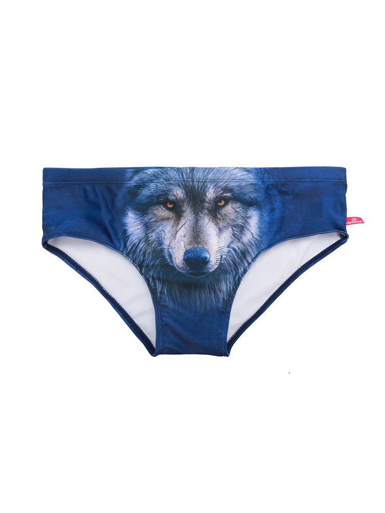 Men's Low-Rise Sexy Stylish Print Swim Briefs | dmunderwear variant image
