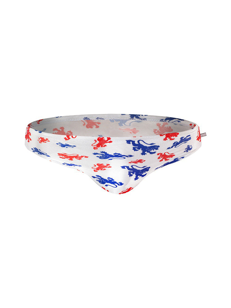 Men's Low-Rise Stylish Print Swim Briefs | dmunderwear variant image