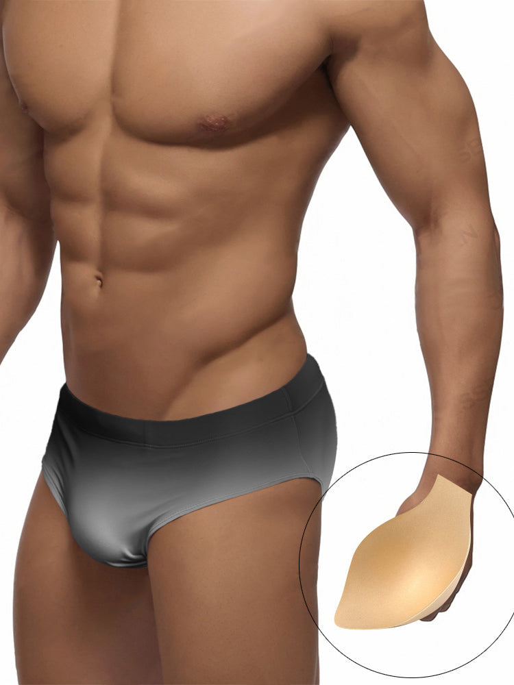 Men's Moisture-Wicking Stretch Fit Comfy Waistband Swim Briefs | dmunderwear variant image