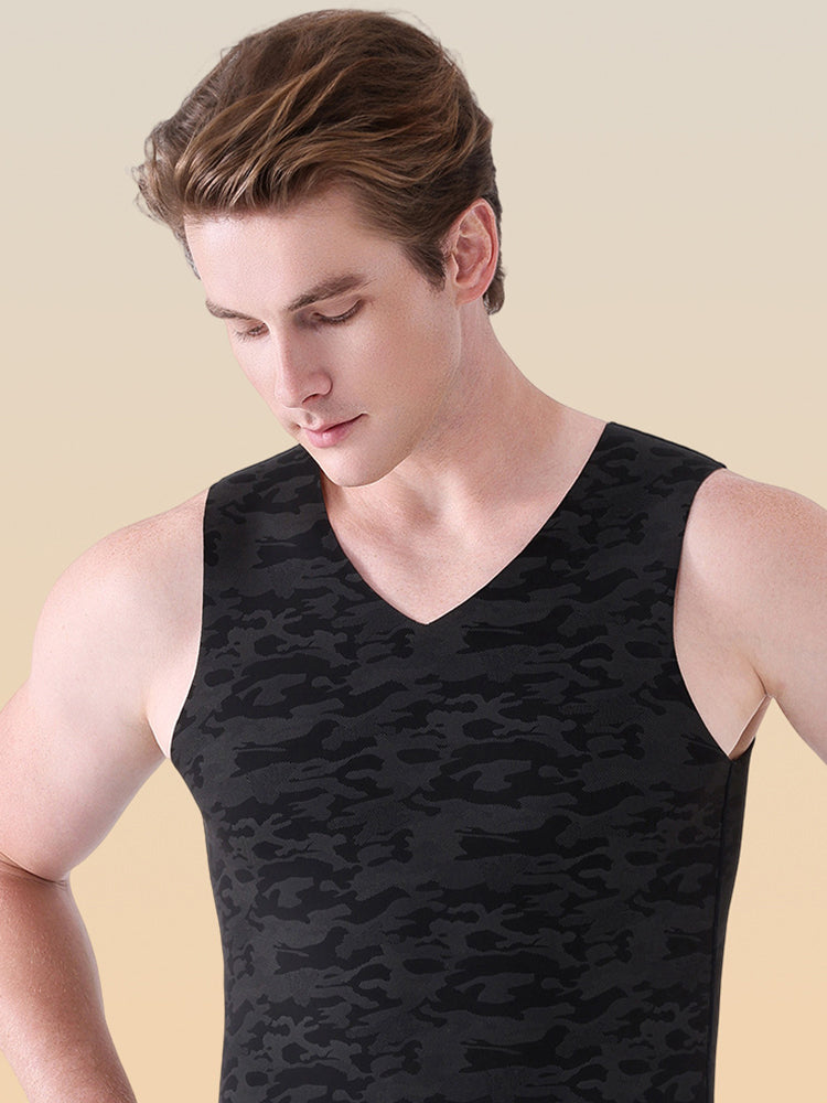 Men's Seamless Comfort Everyday Essential Odor-Control Warm Thermal Sets | dmunderwear detail image 7