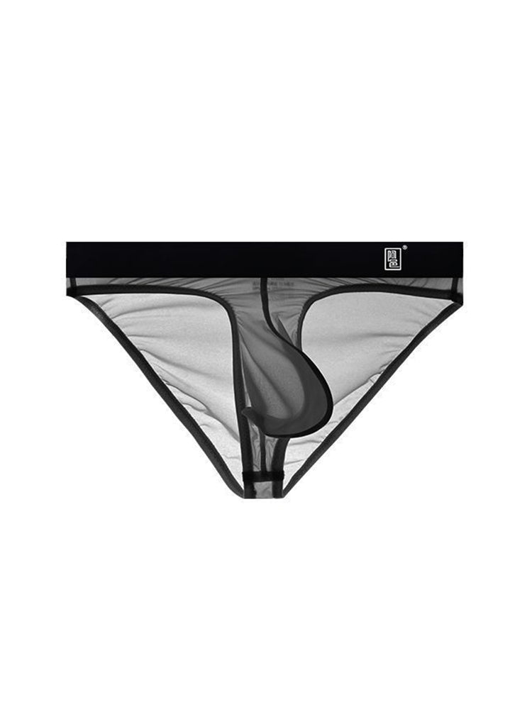 Men's Sexy Transparent Suspender Briefs | dmunderwear detail image 10