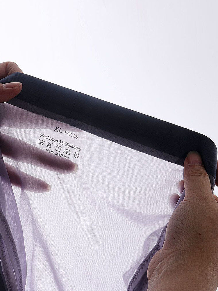 Men's Sexy Transparent Suspender Briefs | dmunderwear detail image 9