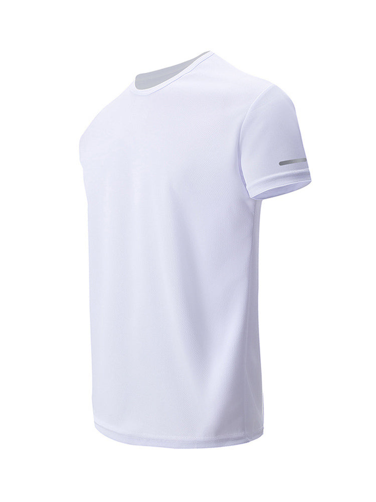 Men's Solid Quick-Dry Loose Fit for Casual Wear & Sport T-Shirt | dmunderwear variant image