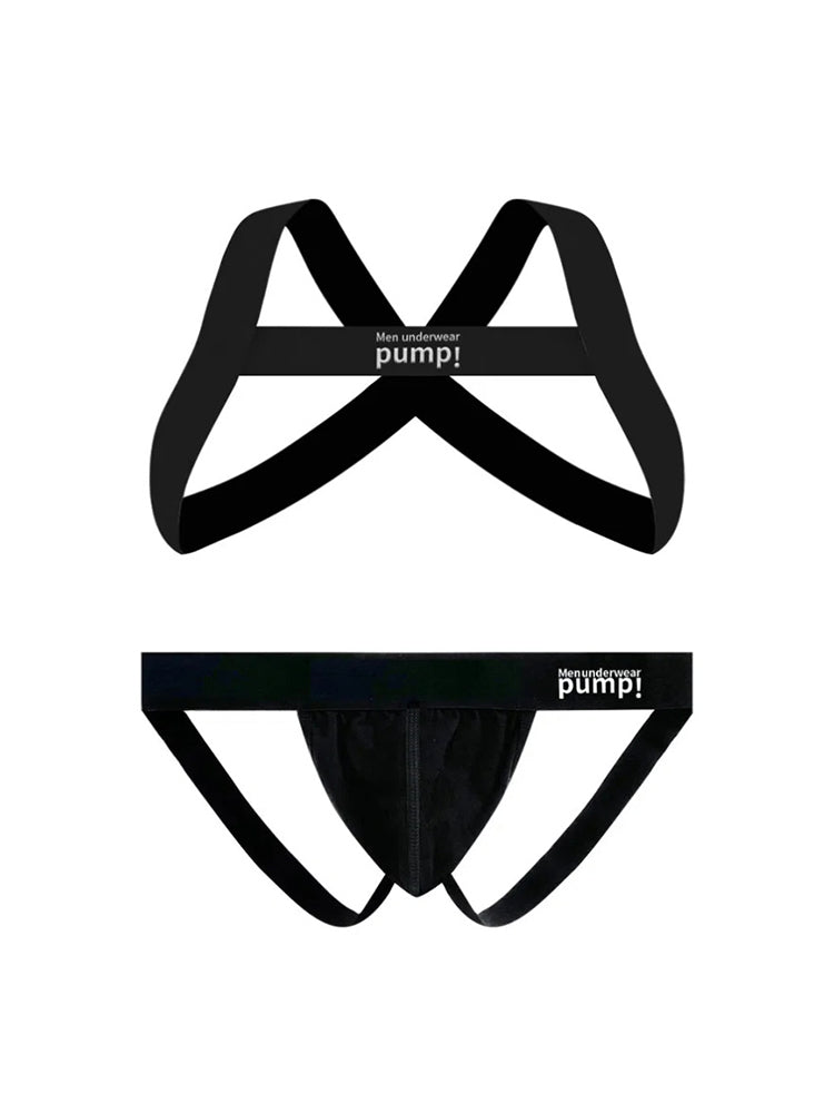 Men's Sporty Cut Anti-Chafing Stretch Fit Shoulder Strap & Underwear | dmunderwear detail image 12