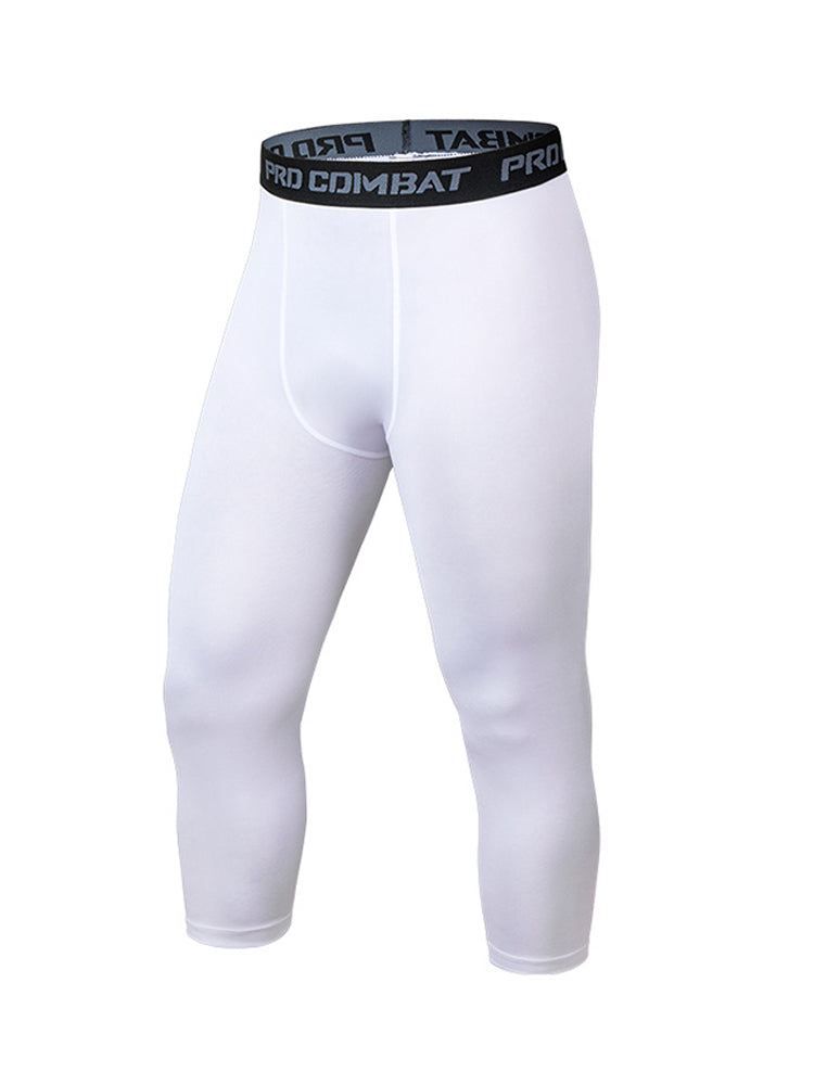 Men's Stretch Waistband Comfort-Fit Sports Protection Activewear Tights | dmunderwear variant image