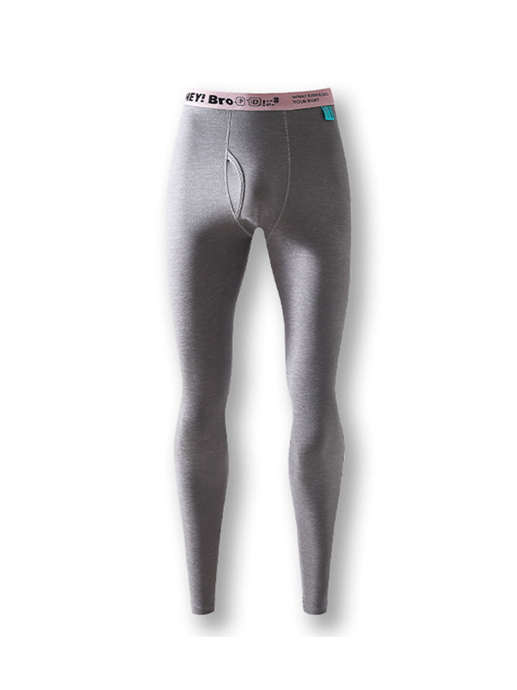 Men's Thermal Pants with Fleece Lining, Thickened Sports Base Layer Pants | dmunderwear detail image 7